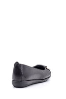 Women's Snakeskin Patterned Leather Ballerinas | Derimod Women's Snakeskin Patterned Leather Ballerinas | Derimod