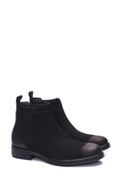 Men's Leather Nubuck Chelsea Boots | Derimod Men's Leather Nubuck Chelsea Boots | Derimod