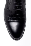 Men's Crocodile Patterned Shoes | Derimod Men's Crocodile Patterned Shoes | Derimod
