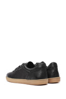 Men's Black Lace-up Leather Sneaker | Derimod Men's Black Lace-up Leather Sneaker | Derimod