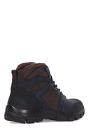 Lace-Up Men's Leather Boots | Derimod Lace-Up Men's Leather Boots | Derimod