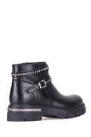 Women's Leather Boots with Buckle | Derimod Women's Leather Boots with Buckle | Derimod