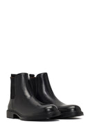 Men's Black Leather Chelsea Boot | Derimod Men's Black Leather Chelsea Boot | Derimod