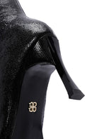 Women's Black Thin Heeled Boots | Derimod Women's Black Thin Heeled Boots | Derimod