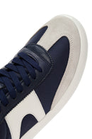 Camper Men's Navy Blue Pelotas XLite Lace-Up Sneaker | Derimod Camper Men's Navy Blue Pelotas XLite Lace-Up Sneaker | Derimod