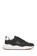 ACBC x Derimod Men's Black Lace-Up Sneakers | Derimod ACBC x Derimod Men's Black Lace-Up Sneakers | Derimod