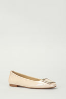 Gold Women's Leather Ballerinas | Derimod Gold Women's Leather Ballerinas | Derimod