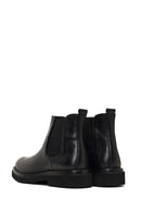 Men's Black Lace-up Leather Chelsea Boot | Derimod Men's Black Lace-up Leather Chelsea Boot | Derimod
