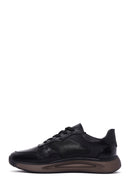 Erkek Siyah Deri Sneaker | Derimod Erkek Siyah Deri Sneaker | Derimod
