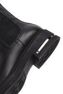 Women's Black Leather Chelsea Boot | Derimod Women's Black Leather Chelsea Boot | Derimod