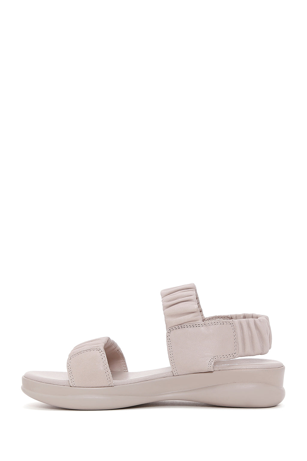 Kadın Vizon Deri Comfort Sandalet