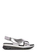 Kadın Gri Comfort Sandalet | Derimod Kadın Gri Comfort Sandalet | Derimod