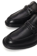 Erkek Siyah Tokalı Deri Klasik Loafer | Derimod Erkek Siyah Tokalı Deri Klasik Loafer | Derimod