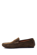 Erkek Yeşil Süet Deri Loafer | Derimod Erkek Yeşil Süet Deri Loafer | Derimod