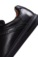 Men's Black Leather Sneaker | Derimod Men's Black Leather Sneaker | Derimod