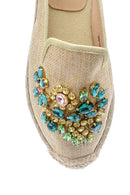 Women's Stone Embroidered Slippers | Derimod Women's Stone Embroidered Slippers | Derimod