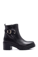 Women's Buckle Leather Boots | Derimod Women's Buckle Leather Boots | Derimod