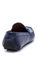 Men's Leather Printed Loafer | Derimod Men's Leather Printed Loafer | Derimod