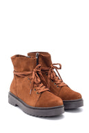 Kadın Süet Bağcık Detaylı Bot | Derimod Kadın Süet Bağcık Detaylı Bot | Derimod