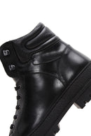 Men's Black Leather Boots | Derimod Men's Black Leather Boots | Derimod
