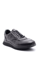 Men's Crocodile Patterned Leather Sneaker | Derimod Men's Crocodile Patterned Leather Sneaker | Derimod