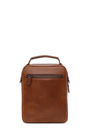 Male Brown Long Strap Leather Handbag | Derimod Male Brown Long Strap Leather Handbag | Derimod