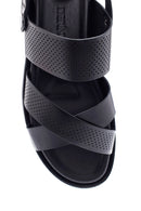 Men's Leather Perforated Sandals | Derimod Men's Leather Perforated Sandals | Derimod