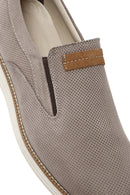 Men's Mink Nubuck Leather Casual Loafer | Derimod Men's Mink Nubuck Leather Casual Loafer | Derimod