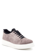 Men's Mink Suede Leather Sneaker | Derimod Men's Mink Suede Leather Sneaker | Derimod