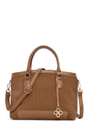Women's Brown Long Strap Printed Handbag | Derimod Women's Brown Long Strap Printed Handbag | Derimod