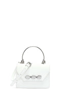 Women's White Long Strap Mini Classic Handbag | Derimod Women's White Long Strap Mini Classic Handbag | Derimod