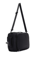 D-Pack Unisex Black Technological Fabric Backpack | Derimod D-Pack Unisex Black Technological Fabric Backpack | Derimod