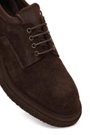 Men's Brown Lace-Up Suede Leather Casual Shoes | Derimod Men's Brown Lace-Up Suede Leather Casual Shoes | Derimod