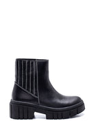 Women's Leather Thick Soled Boots | Derimod Women's Leather Thick Soled Boots | Derimod