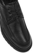Men's Black Lace-Up Leather Casual Shoes | Derimod Men's Black Lace-Up Leather Casual Shoes | Derimod