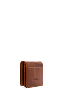 Men's Tan Leather Card Holder | Derimod Men's Tan Leather Card Holder | Derimod