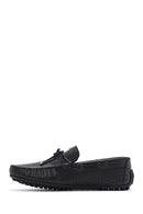 Men's Black Leather Casual Loafer | Derimod Men's Black Leather Casual Loafer | Derimod