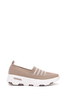 Derimod Zero Women's Beige Fabric Casual Sneakers | Derimod Derimod Zero Women's Beige Fabric Casual Sneakers | Derimod