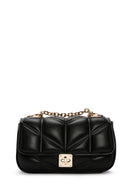 Women's Black Long Strap Crossbody Bag | Derimod Women's Black Long Strap Crossbody Bag | Derimod