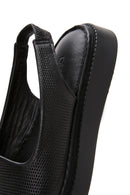 Women's Black Leather Comfort Sandals | Derimod Women's Black Leather Comfort Sandals | Derimod