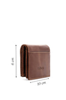 Men's Tan Leather Card Holder | Derimod Men's Tan Leather Card Holder | Derimod