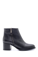 Women's Zipper Detailed Heeled Boots | Derimod Women's Zipper Detailed Heeled Boots | Derimod