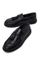Male Black Tasselled Leather Casual Loafer | Derimod Male Black Tasselled Leather Casual Loafer | Derimod