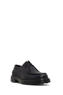 Men's Black Lace-Up Thick-Soled Leather Casual Shoe | Derimod Men's Black Lace-Up Thick-Soled Leather Casual Shoe | Derimod
