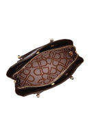 Woman Brown Classic Shoulder Bag with Long Strap | Derimod Woman Brown Classic Shoulder Bag with Long Strap | Derimod