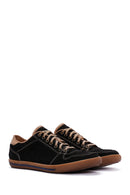 Erkek Siyah Nubuk Deri Sneaker | Derimod Erkek Siyah Nubuk Deri Sneaker | Derimod