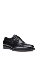 Geox Men's Black Brayden Laced Leather Masculine Classic Shoes | Derimod Geox Men's Black Brayden Laced Leather Masculine Classic Shoes | Derimod