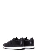 Men's Black Leather Sneaker | Derimod Men's Black Leather Sneaker | Derimod