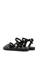 Women's Black Ankle Strap Comfort Sandals | Derimod Women's Black Ankle Strap Comfort Sandals | Derimod