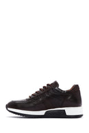 Erkek Kahverengi Bağcıklı Deri Sneaker | Derimod Erkek Kahverengi Bağcıklı Deri Sneaker | Derimod